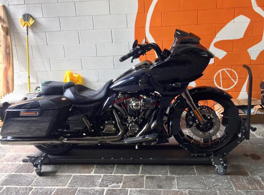 🔥Motorcycle Dolly Mover with wheel chock gallery 7