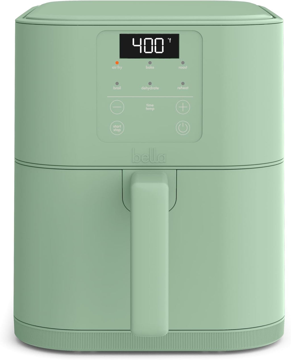 6 Qt Slim Air Fryer,  Adjustable Temperature, 6 Preset Cooking Options, 60 Min Auto Shutoff w Audible Tone, 5lb Capacity
