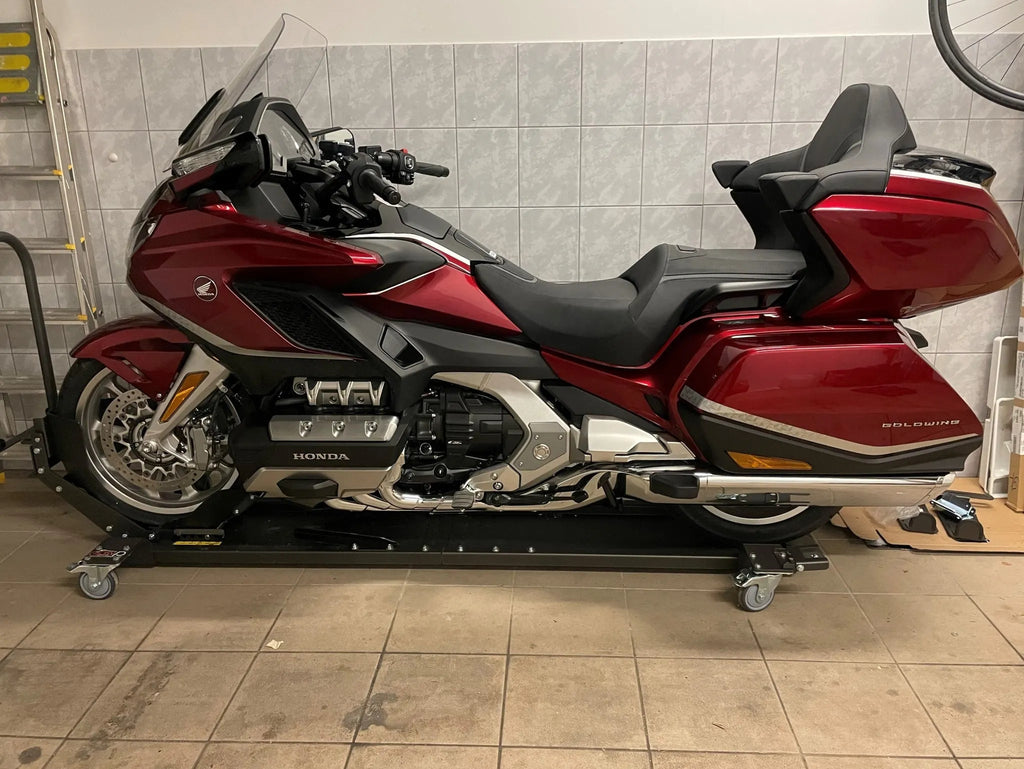 🔥Motorcycle Dolly Mover with wheel chock gallery 4
