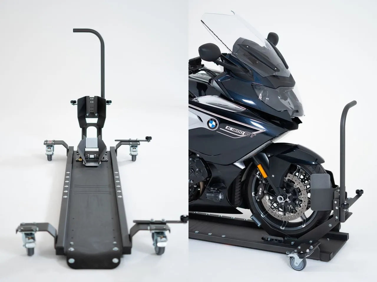 🔥Motorcycle Dolly Mover with wheel chock gallery 3