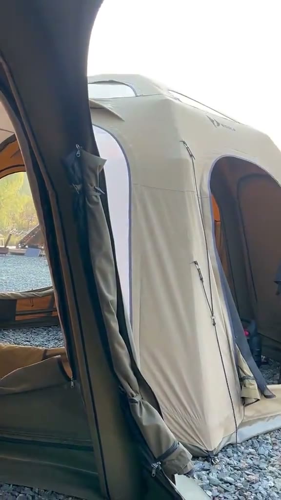 Inflatable Cabin Camping Tent with Integrated Pump detail 5