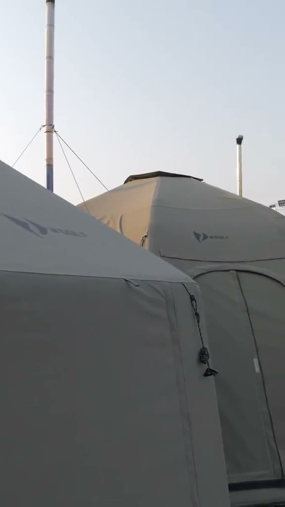 Inflatable Cabin Camping Tent with Integrated Pump detail 6
