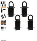 Trailer Stake Pocket D-Ring Tie-Downs, 4-Piece Set product view