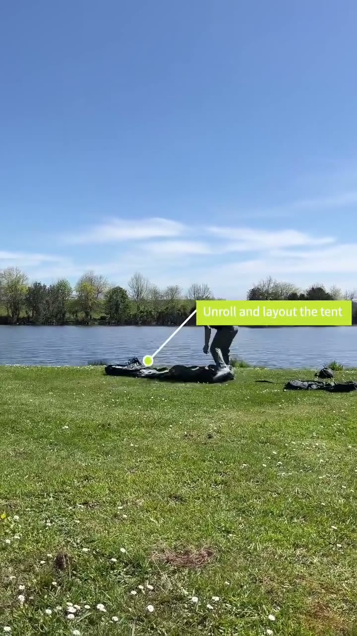 Fast-Setup Pop-Up Camping Tent for Four People detail 1