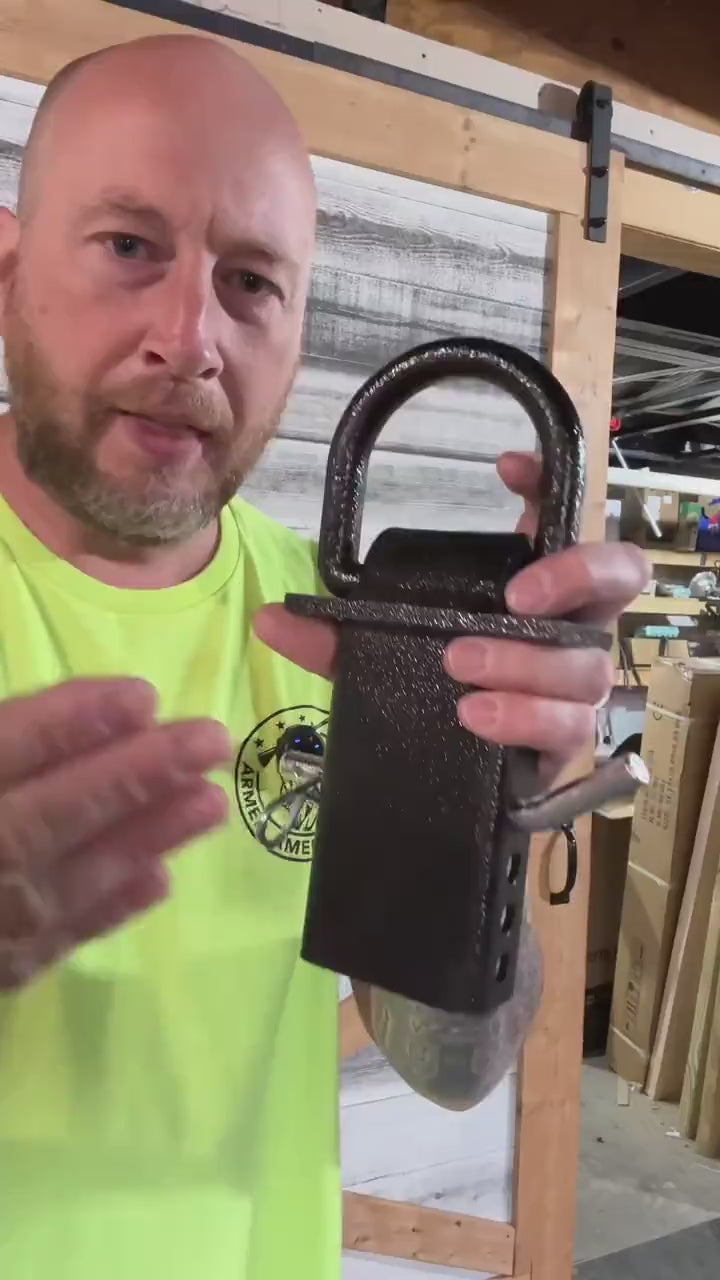 Trailer Stake Pocket D-Ring Tie-Downs, 4-Piece Set demonstration
